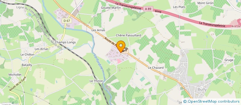 localisation de l'entreprise PETROGHAM  BULLY