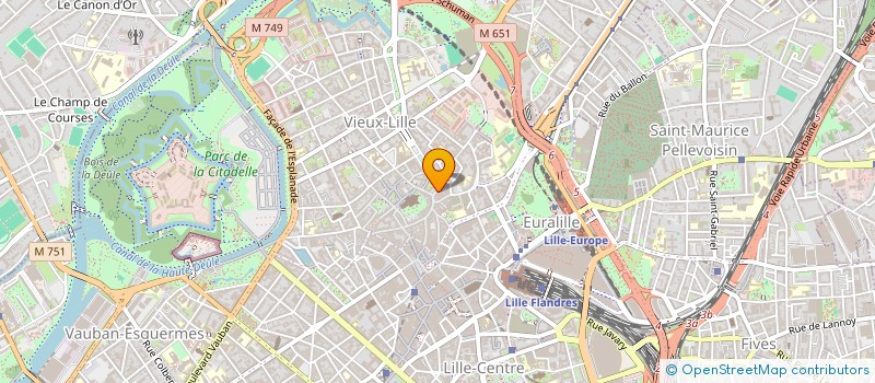 localisation de l'entreprise PETROL STORE à LILLE