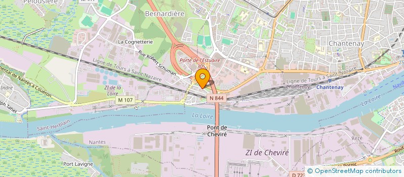 localisation de l'entreprise PETROLE OCEAN à NANTES