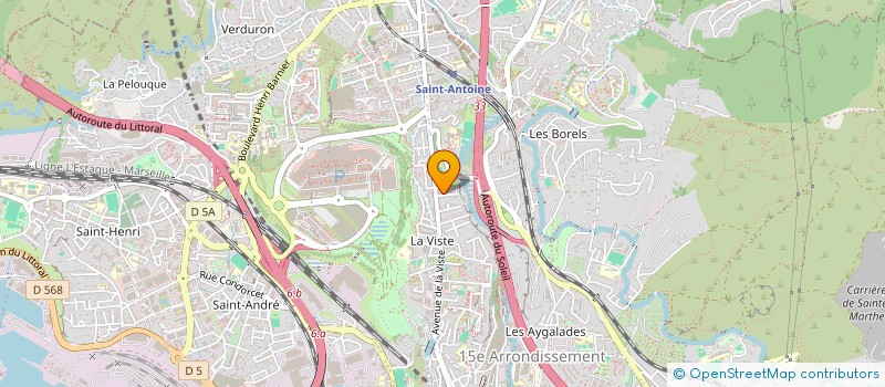localisation de l'entreprise PETROLE SERVICE PROVENCE à MARSEILLE