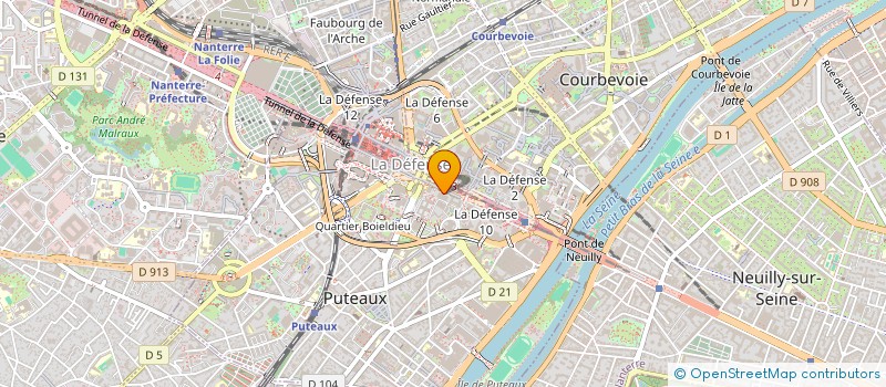 localisation de l'entreprise PETROLIND  PUTEAUX