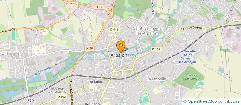 localisation de l'entreprise PETRONILLE à ARPAJON