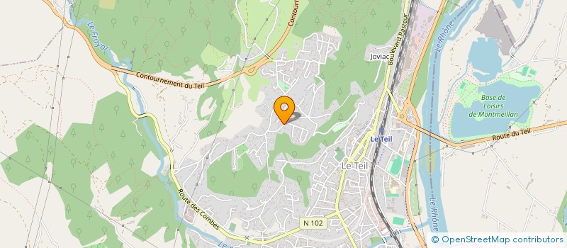 localisation de l'entreprise PETRONILLE  LE TEIL