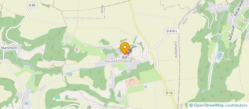 localisation de l'entreprise PETRONILLE ET CO  HAUTEFONTAINE