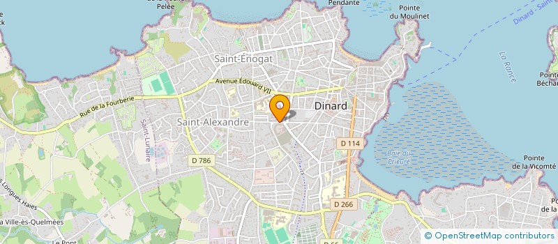 localisation de l'entreprise PETROS à DINARD