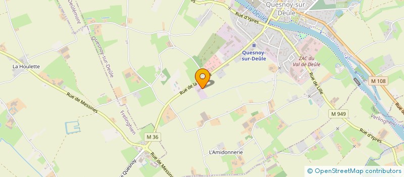 localisation de l'entreprise PETROSTAR à QUESNOY-SUR-DEULE