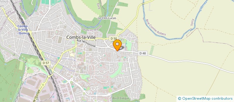 localisation de l'entreprise PETROV CONSULTATION BATIMENT  COMBS-LA-VILLE