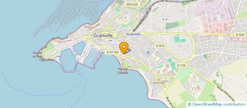 localisation de l'entreprise PETRU à GRANVILLE