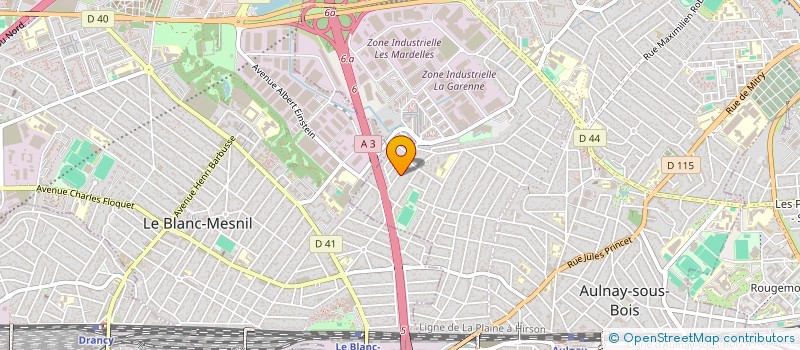 localisation de l'entreprise PETRU CONVOYAGE à AULNAY-SOUS-BOIS