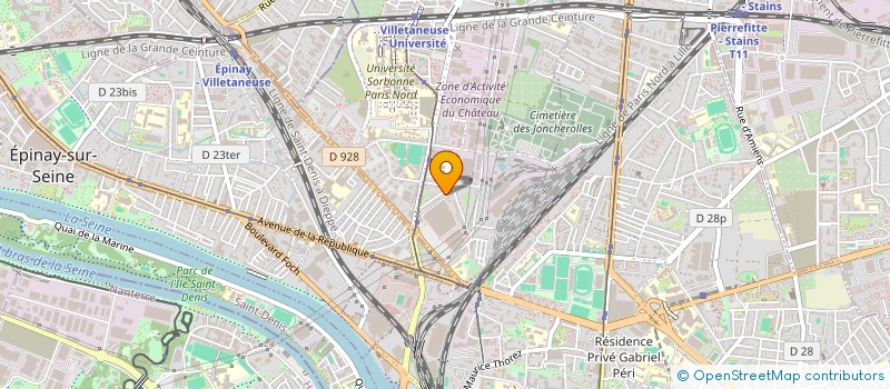 localisation de l'entreprise PETRU RENOVATIONS à VILLETANEUSE