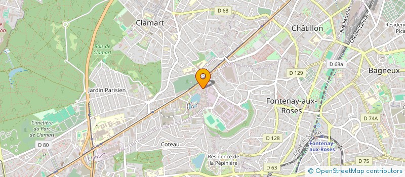 localisation de l'entreprise PETRUM  CLAMART