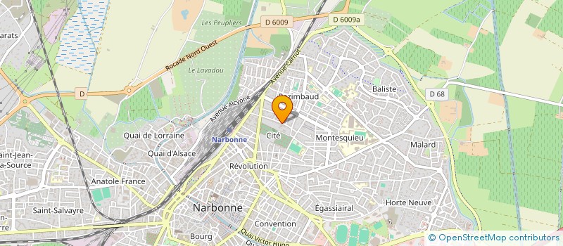 localisation de l'entreprise PETRUS à NARBONNE