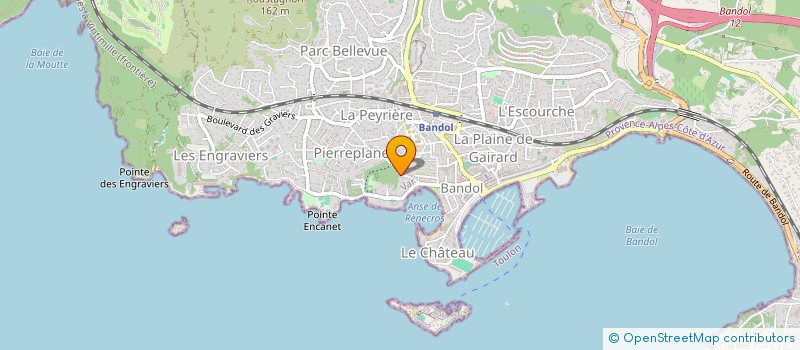 localisation de l'entreprise PETRUS  BANDOL