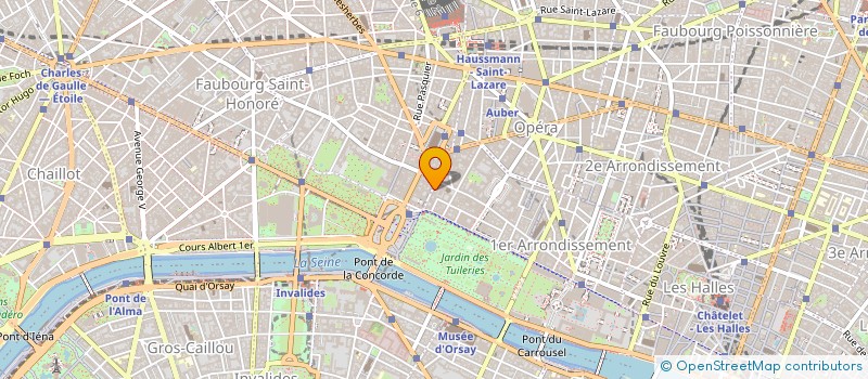 localisation de l'entreprise PETRUS à PARIS
