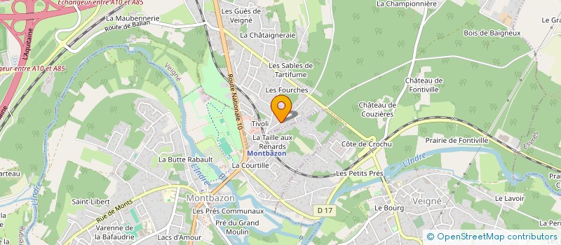 localisation de l'entreprise PETRUS à VEIGNE