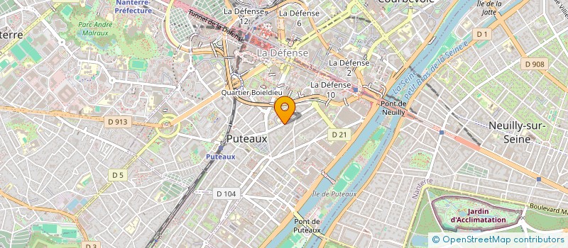 localisation de l'entreprise PETRUS EXPLOITATION  PUTEAUX