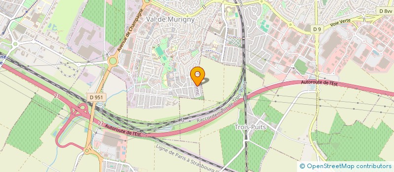 localisation de l'entreprise PETRUS-INVEST  REIMS