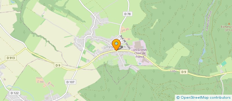 localisation de l'entreprise PETRY  PETERSBACH