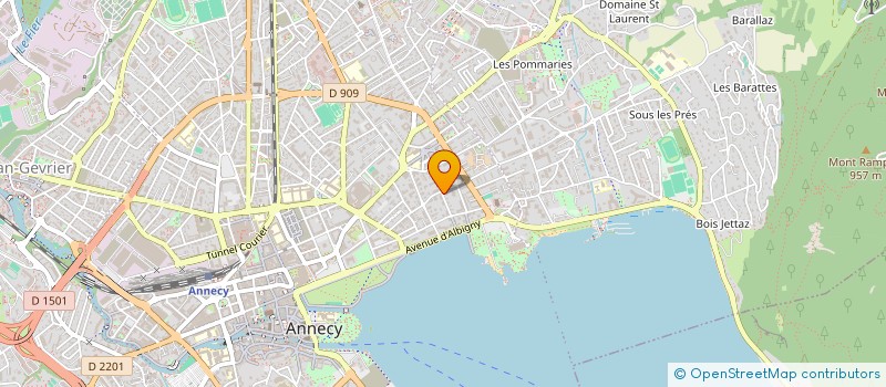 localisation de l'entreprise PETRY à ANNECY