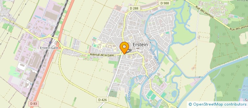 localisation de l'entreprise PETRY ET FILS  ERSTEIN