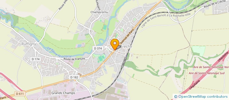 localisation de l'entreprise PETRY IMMOBILIER  LA CRECHE