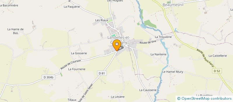 localisation de l'entreprise PETS NATURALLY HEALTHCARE  LANDELLES-ET-COUPIGNY