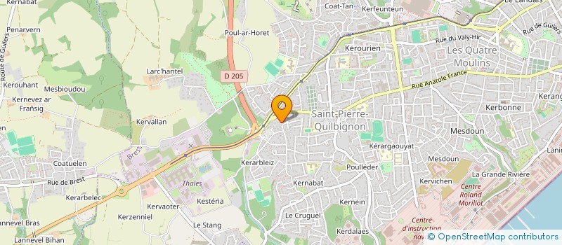 localisation de l'entreprise PETTAAW BI à BREST