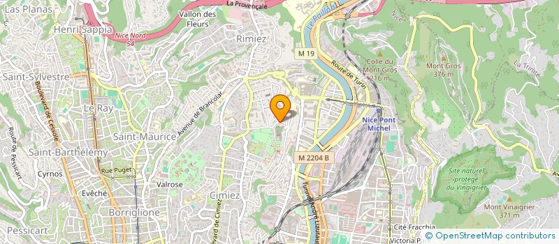 localisation de l'entreprise PETTE DESA à NICE