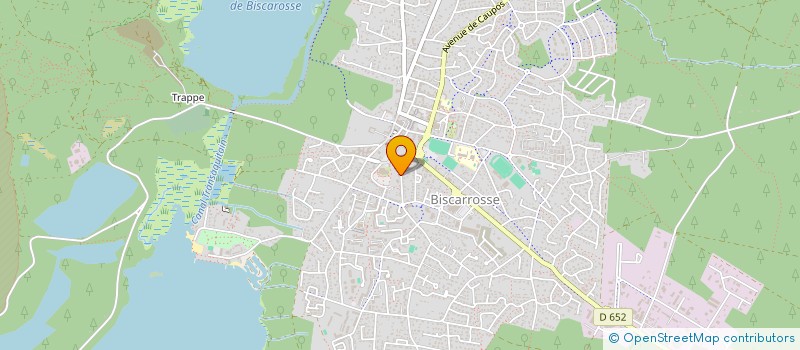 localisation de l'entreprise PETTEMALE  BISCARROSSE