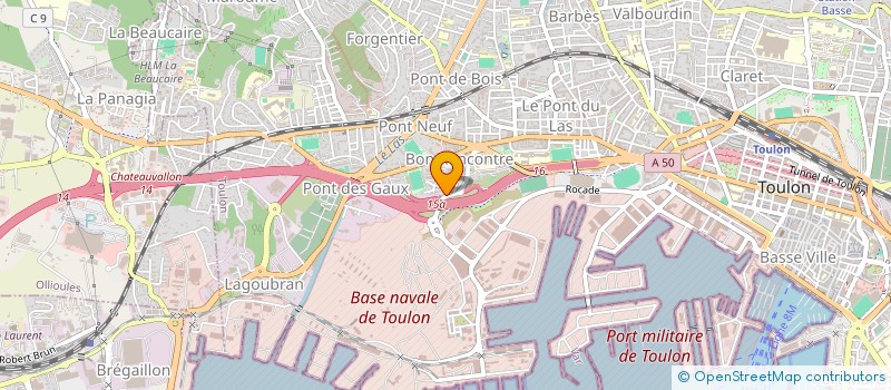 localisation de l'entreprise PETTENARO SECURITE à TOULON