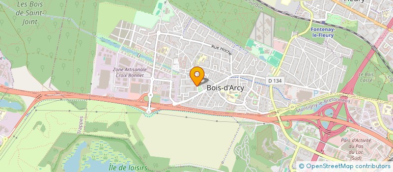 localisation de l'entreprise PETTENAZZI WIDENT  BOIS-D'ARCY