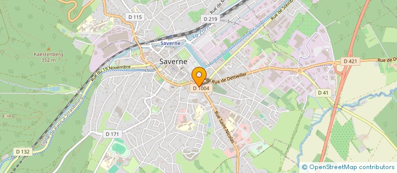 localisation de l'entreprise PETTMANN SA à SAVERNE
