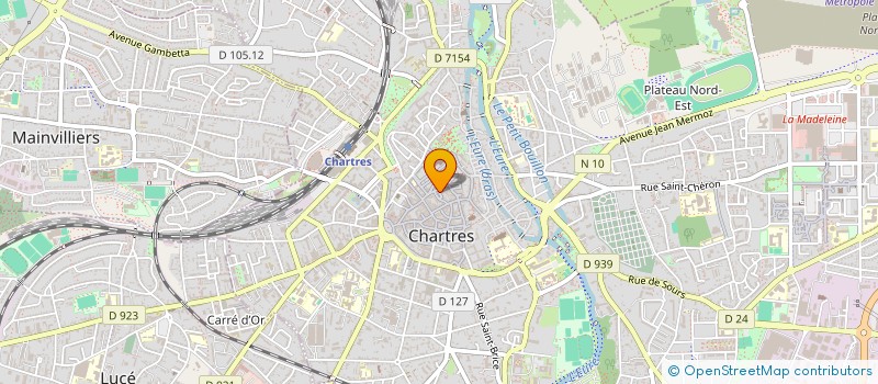 localisation de l'entreprise PETU DANSER  CHARTRES