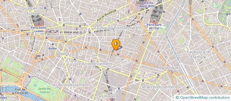 localisation de l'entreprise PETUNIA  PARIS