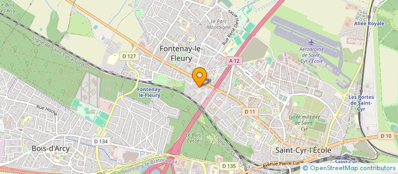 localisation de l'entreprise PETZ à FONTENAY-LE-FLEURY