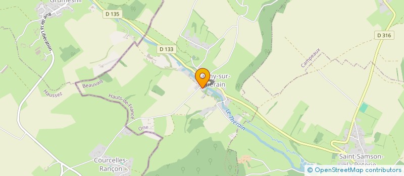 localisation de l'entreprise PETZNY J ET A  CANNY-SUR-THERAIN