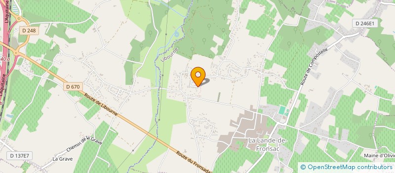 localisation de l'entreprise PEUJARD RC TT  PEUJARD