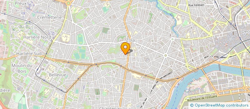 localisation de l'entreprise PEUPLE ET CULTURE 44 à NANTES