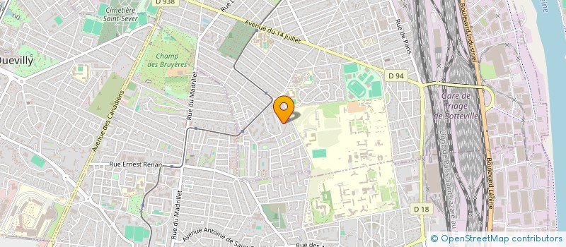 localisation de l'entreprise PEUPLE TRADITIONNEL FRANCOPHONE  SOTTEVILLE-LES-ROUEN