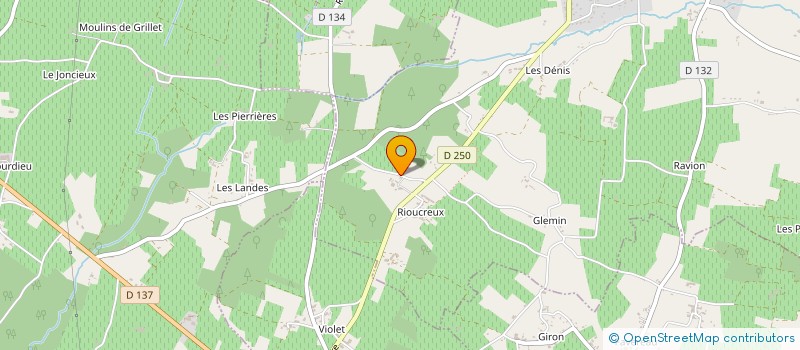 localisation de l'entreprise PEUPLERAIE DES PLACES  SAINT-CHRISTOLY-DE-BLAYE