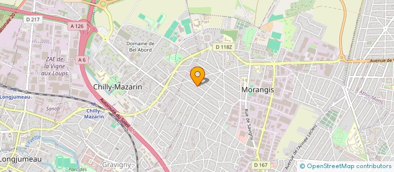 localisation de l'entreprise PEUPLERAIE SERVICES à MORANGIS