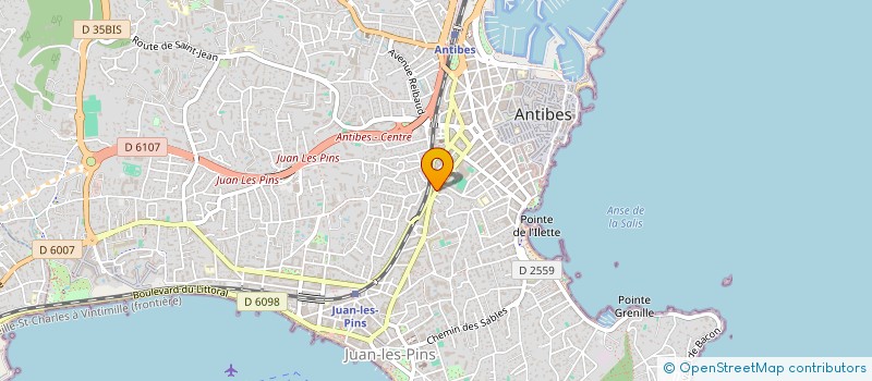 localisation de l'entreprise PEUPLES ET CIVILISATIONS DU MONDE à ANTIBES