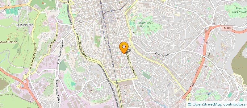 localisation de l'entreprise PEUPLES ET MONTAGNES DU MEKONG à SAINT-ETIENNE