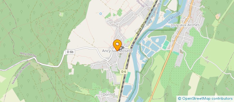 localisation de l'entreprise PEUPLES SOLIDAIRES ANCY SUR MOSELLE  ANCY-DORNOT