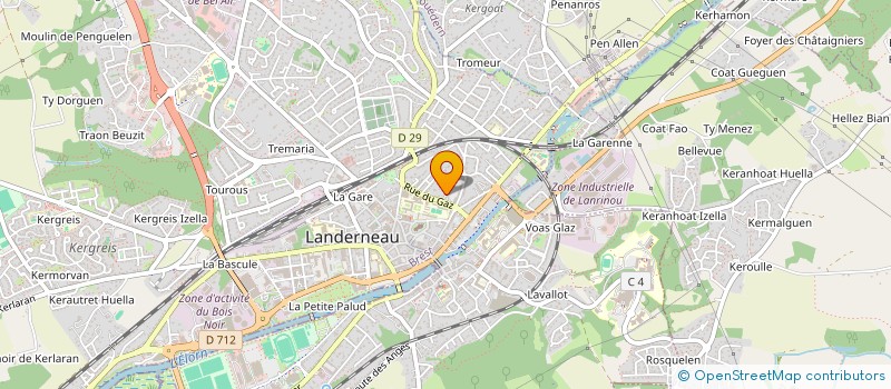 localisation de l'entreprise PEUPLES SOLIDAIRES LANDERNEAU à LANDERNEAU