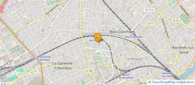 localisation de l'entreprise PEUPLIERS GESTION à BOIS-COLOMBES