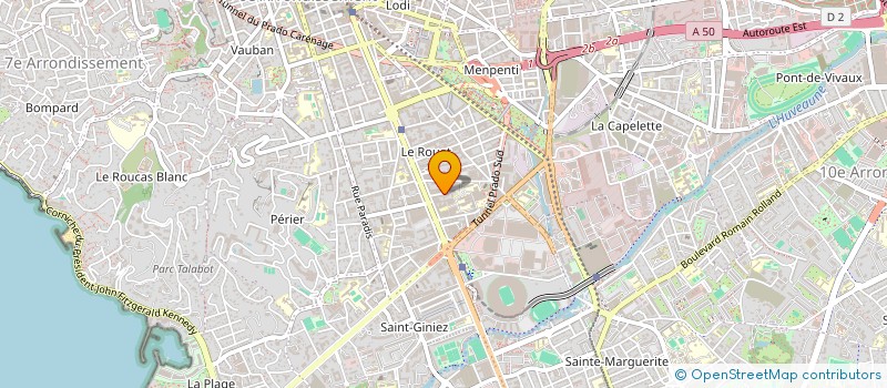 localisation de l'entreprise PEUPLIERS HUITIEME à MARSEILLE
