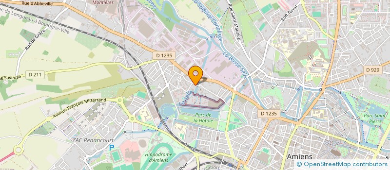 localisation de l'entreprise PEUT QU MANQUER  AMIENS