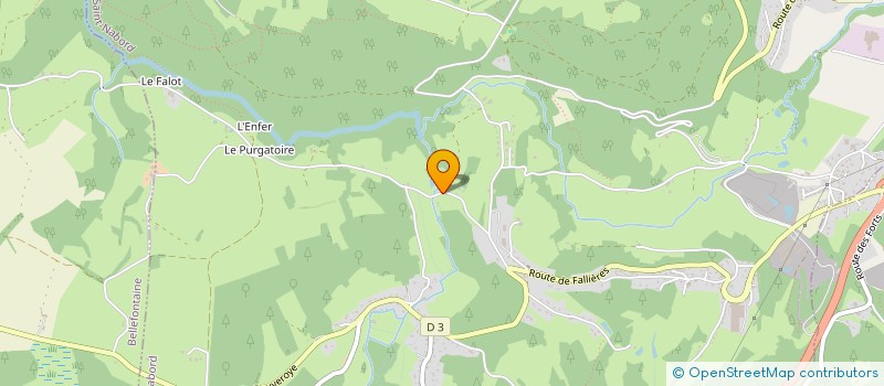 localisation de l'entreprise PEUTOT TP  SAINT-NABORD