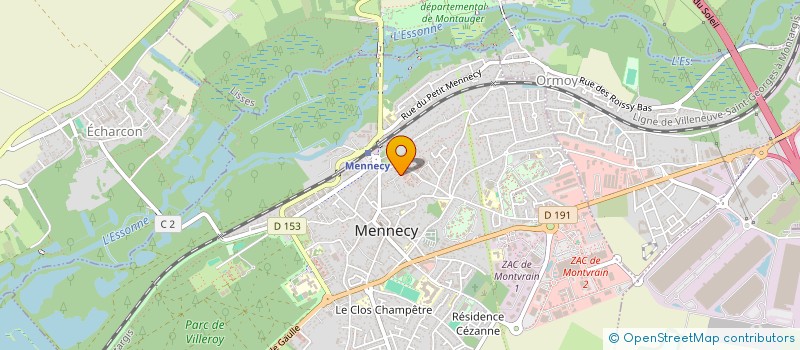 localisation de l'entreprise PEUTOULOUER à MENNECY